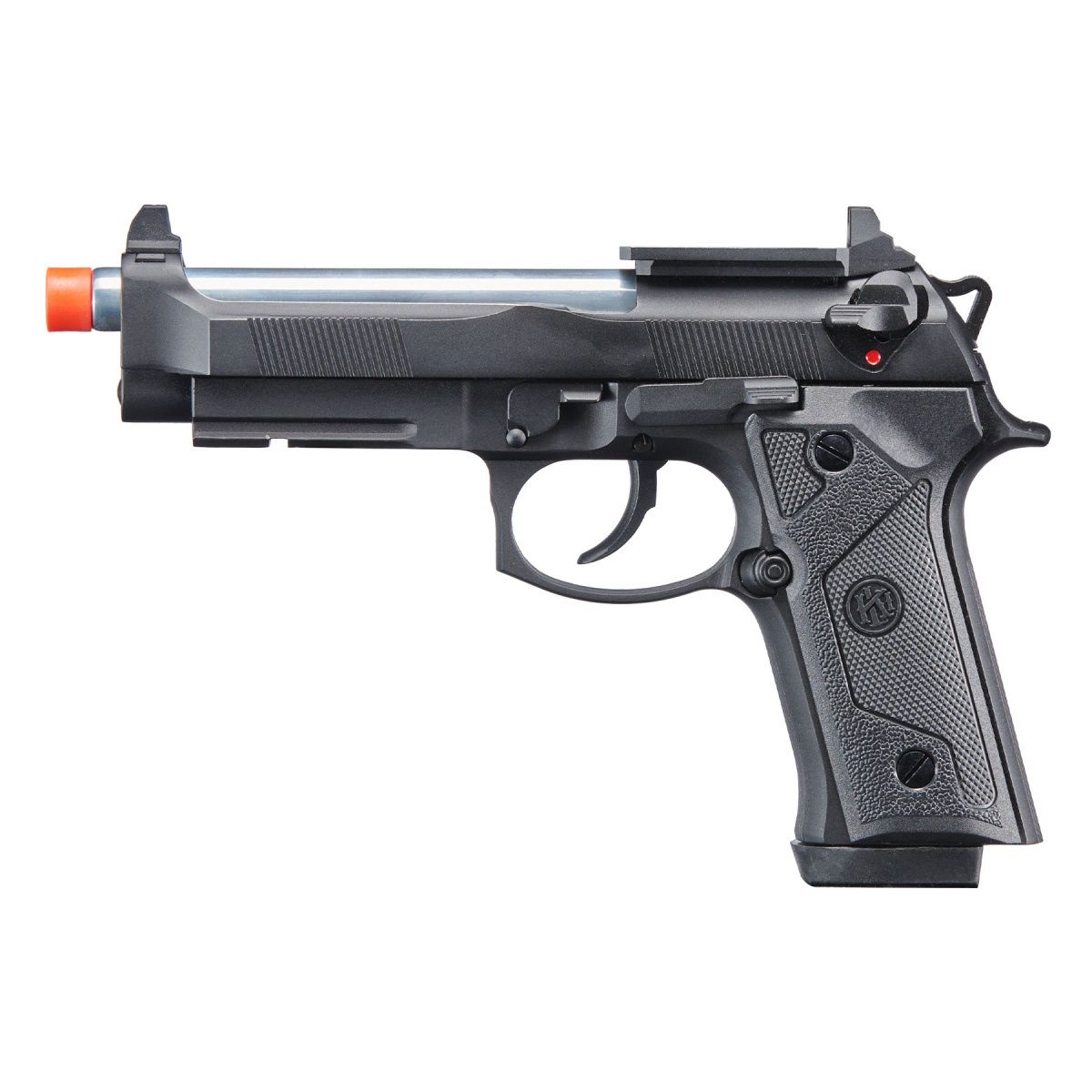 KLI KL-92 Elite IA Optic Ready 6mm Dual Power CO2/Gas Blowback Airsoft Pistol