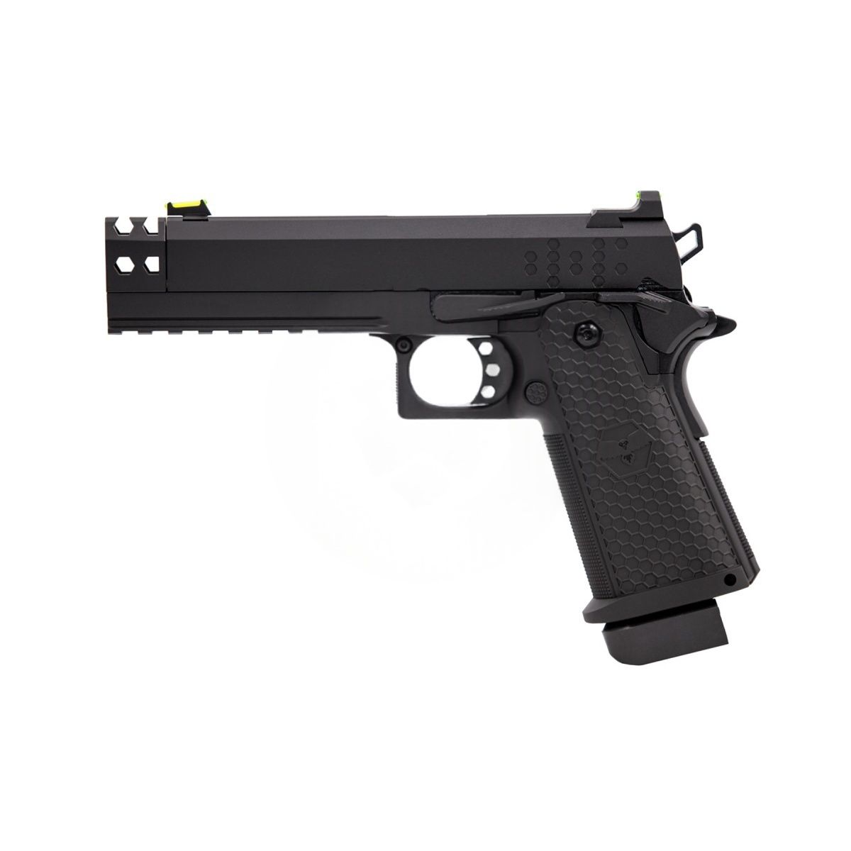 Raven Hi-Capa HEX-Comp Pistol, COLOR: Black
