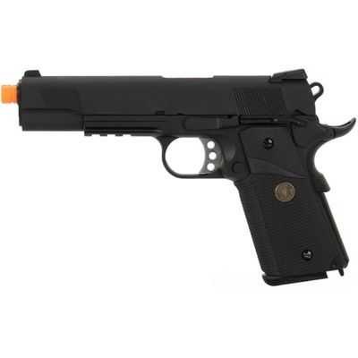 WE Tech 1911 Full Metal MEU Airsoft Gas Blowback Pistol