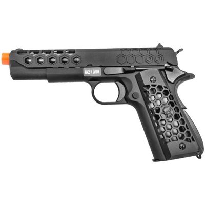 WE Tech 1911 Hex Cut Gen. 2 Gas Blowback Airsoft Pistol