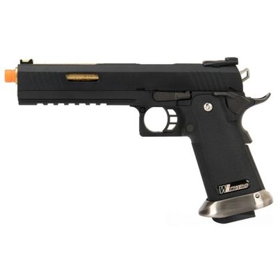 WE Tech 1911 Hi-Capa T-Rex Competition Gas Blowback Airsoft Pistol w/ Sight Mount &amp; Top Ports