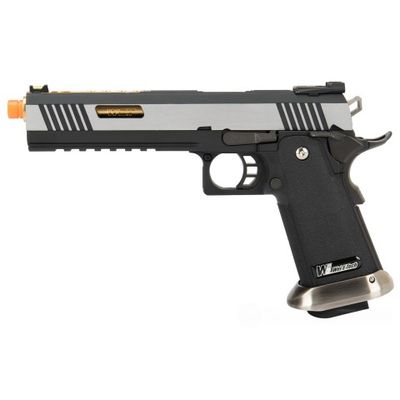 WE -Tech 1911 Hi-Capa T-Rex Competition Gas Blowback Airsoft Pistol with Sight Mount &amp; Top Ports