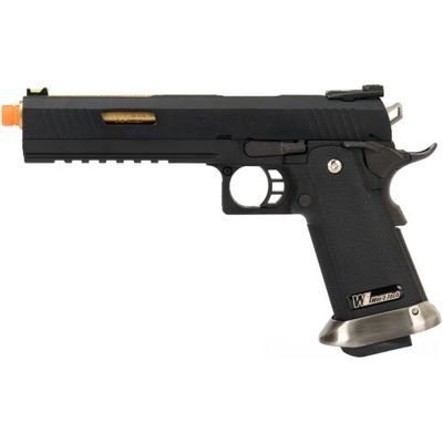 WE-Tech 1911 Hi-Capa T-Rex Competition Gas Blowback Airsoft Pistol with Sight Mount &amp; Top Ports