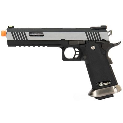 WE Tech 1911 Hi-Capa T-Rex Competition Gas Blowback Airsoft Pistol w/ Sight Mount &amp; Top  Ports