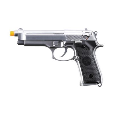 WE-Tech Full Metal M9 Tactical Gas Blowback Airsoft Pistol - Silver