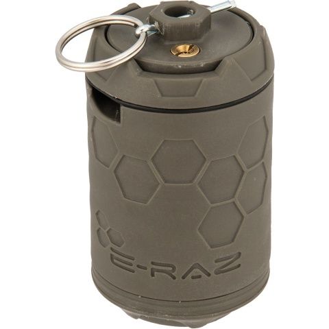 Z-Parts ERAZ Rotative 100BBs Green Gas Airsoft Grenade, COLOR: OD Green