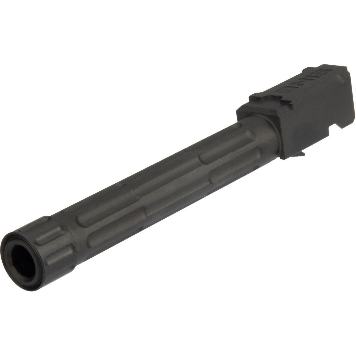 Fluted &amp; Threaded Outer barrel for  G-Series GBB Pistols, COLOR: Black