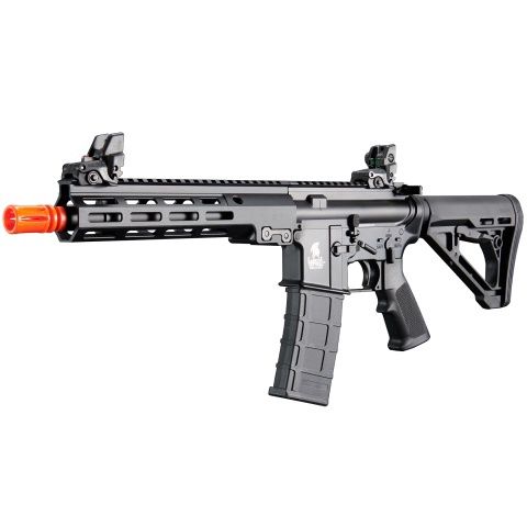 Lancer Tactical Block 3 Lancer Tactical Block 3 9.5" Gas Blowback Airsoft Rifle with MLOK Rail - Black - FULL METAL, MODEL: Full Metal