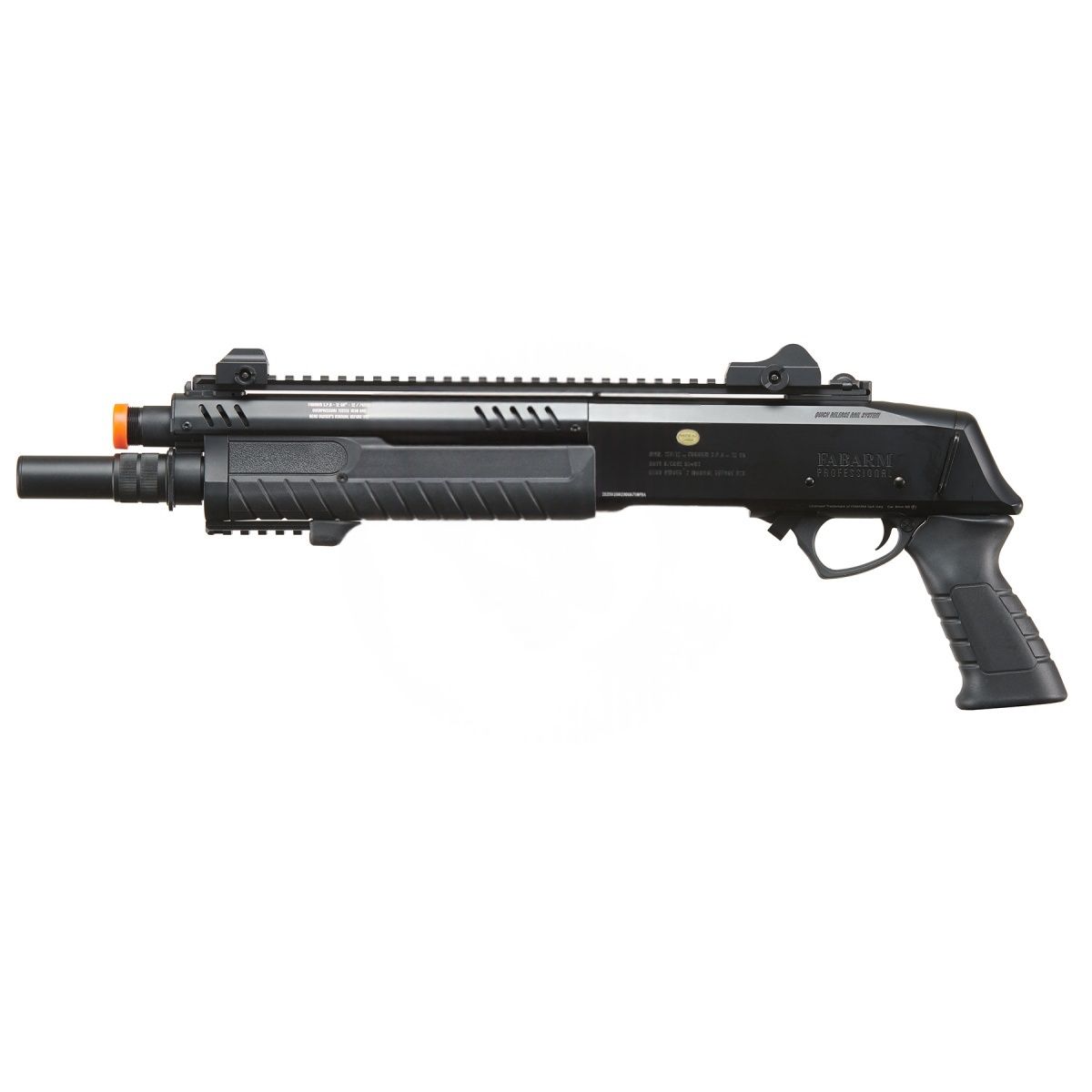 BO Manufacture REP FABARM STF12 Short 11" Pump Action Gas Shotgun, COLOR: Black