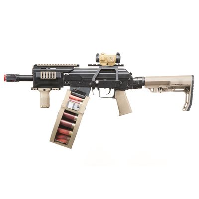 Custom Valdis - Tokyo Marui SAIGA-12 SBS Tri-Shot Gas Blowback Airsoft Shotgun