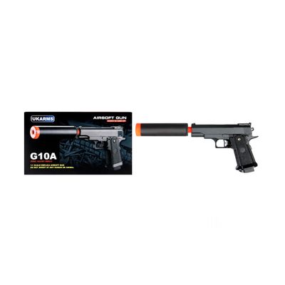 UK Arms G10A ABS Plastic Airsoft Spring Pistol