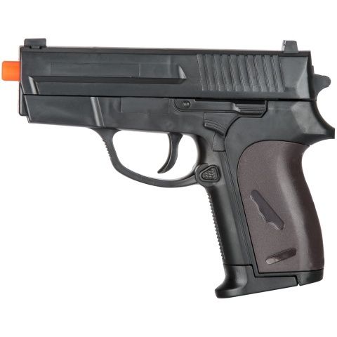 UK Arms P618BAG Spring-Loaded Airsoft Pistol - BLACK