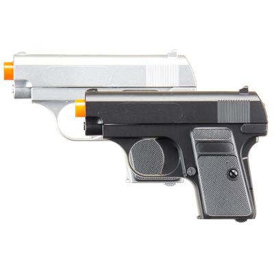 M222 Spring Airsoft Pistols - BLACK &amp; SILVER