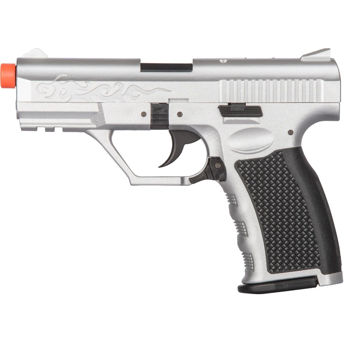 UK Arms HA-129S Airsoft Spring Pistol - SILVER