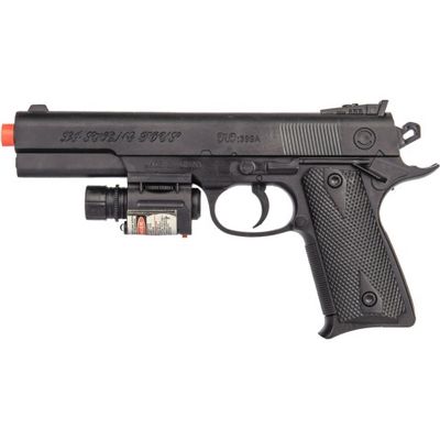 UK Arms P2400 Airsoft Spring Handgun with Laser