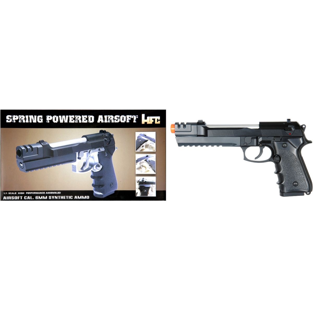 HFC Airsoft M9 Spring Pistol Elite Special Forces Replica