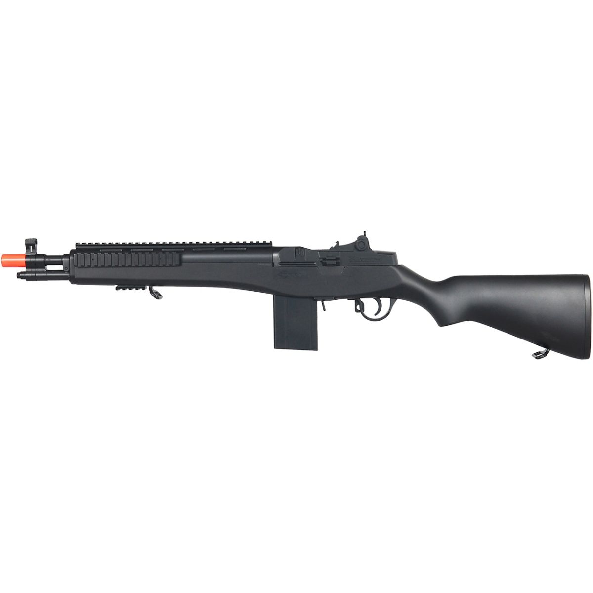 Double Eagle M14 Spring Powered Airsoft Rifle with Quad Rail