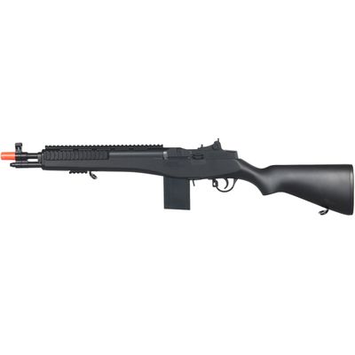Double Eagle M14 Spring Powered Airsoft Rifle with Quad Rail