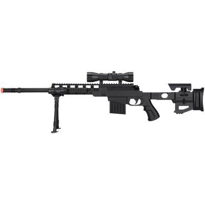 UK Arms - P1402 Fully Loaded Tactical Quad RIS Sniper Airsoft Rifle