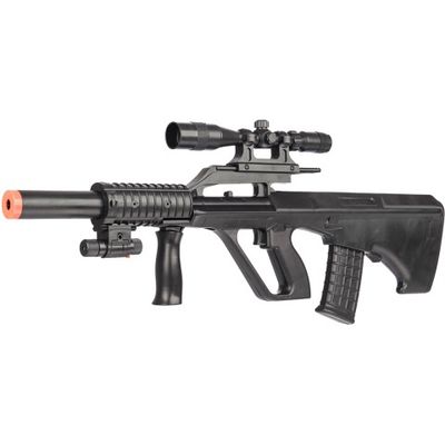 UK Arms P2300 AUG Spring Power Airsoft Rifle with Laser and Scope