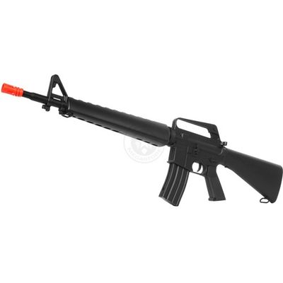 WellFire M16A1 Tactical Carbine Spring Rifle w/ Triangle Split Handguard