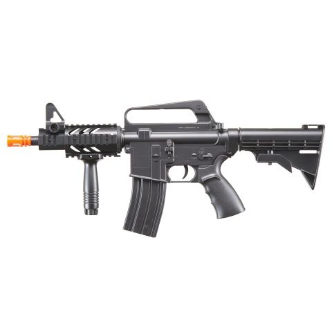 Well Fire M16A5 CQBSpring Airsoft Rifle with Laser &amp; Foregrip