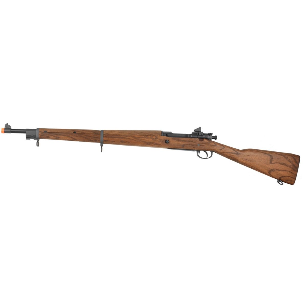 G&amp;G GM1906 A3 Airsoft WWII Green Gas Bolt Action Rifle - Real Wood
