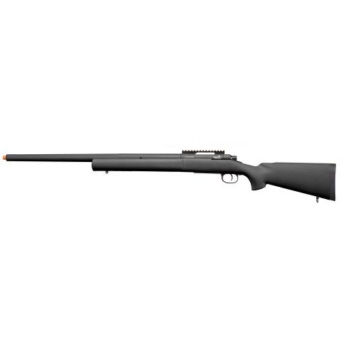 Lancer Tactical M24 Bolt Action Spring Powered Sniper Rifle, COLOR: Black