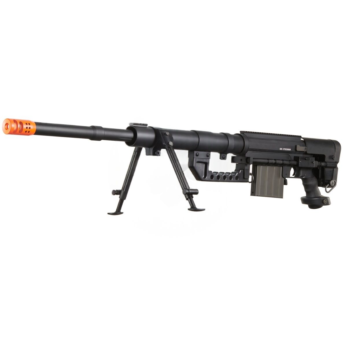 S&amp;T M200 Intervention Bolt Action Custom Sniper Rifle, COLOR: Black