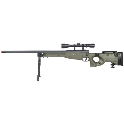 UK Arms Airsoft L96 Bolt Action Rifle with Scope &amp; Fold Stock