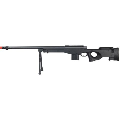 WELL Airsoft Bolt Action Rifle with Fluted barrel &amp; Bi-Pod