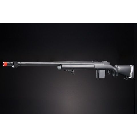 WELL Airsoft M24/M28 Bolt Action Rifle with Fixed Stock &amp; Fluted Barrel