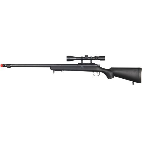 WELL Airsoft VSR-10 Bolt Action Rifle with Fixed Stock &amp; Fluted Barrel
