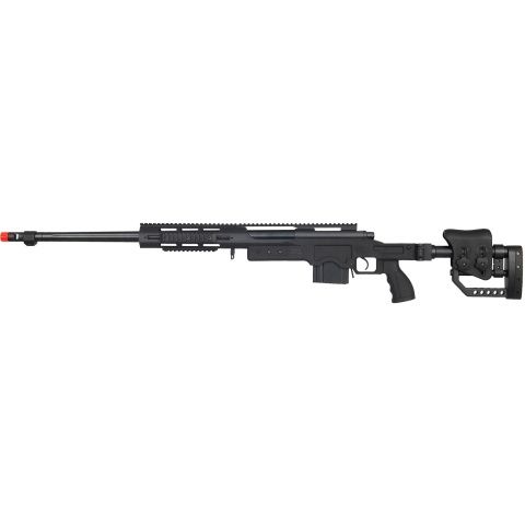WELL Airsoft MB4411 Bolt Action Sniper Rifle with Fluted Barrel