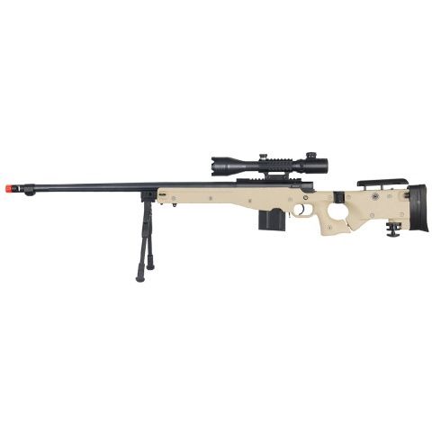 Wellfire Fluted Bolt Action Folding Rifle with Scope &amp; Bipod
