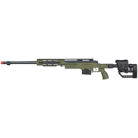 WELL MB4411G Bolt Action Airsoft Rifle with Fluted Barrel