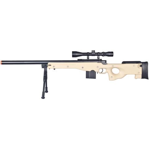 Wellfire MK96 AWP Bolt Action Airsoft Sniper Rifle with Bipod &amp; Scope