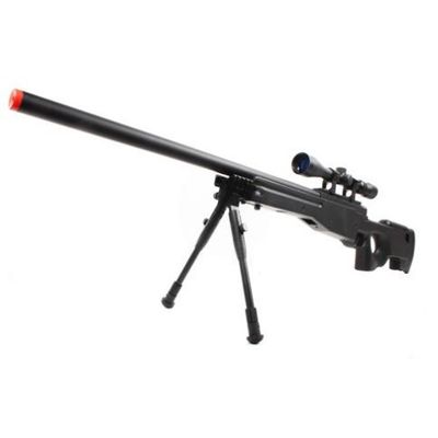 Wellfire Airsoft L96 AWP Sniper Rifle with Scope &amp; Bi-Pod