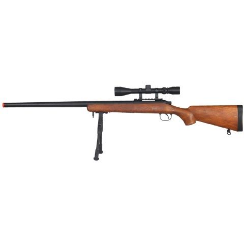 WELL VSR-10 Bolt Action Airsoft Rifle with Scope -Sling &amp; Bi-Pod
