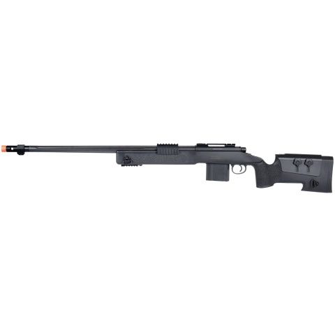 WellFire MB4416 M40A3 Bolt Action Airsoft Sniper Rifle, COLOR: Black