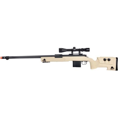 WellFire MB4416 M40A3 Bolt Action Sniper Rifle with Scope
