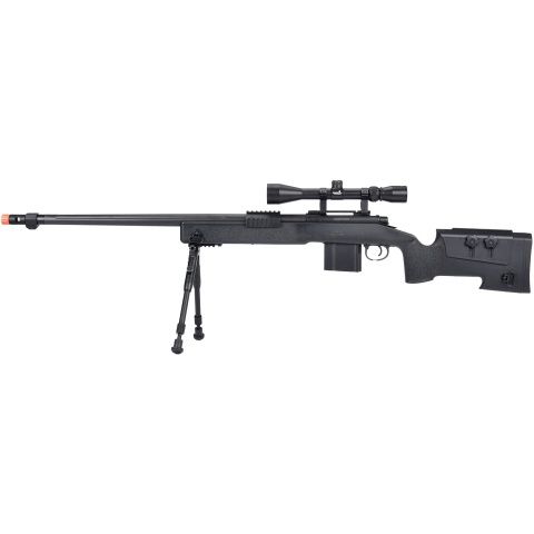 WellFire MB4416 M40A3 Bolt Action Sniper Rifle w/ Scope &amp; Bipod