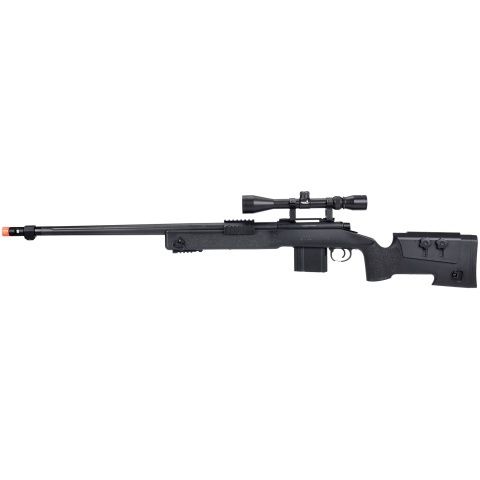 WellFire MB4416 M40A3 Bolt Action Airsoft Sniper Rifle with Scope