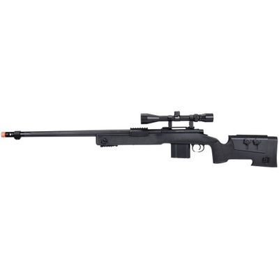 WellFire MB4416 M40A3 Bolt Action Airsoft Sniper Rifle with Scope