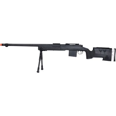 WellFire MB4417 M40A3 Bolt Action Airsoft Sniper Rifle with Bipod