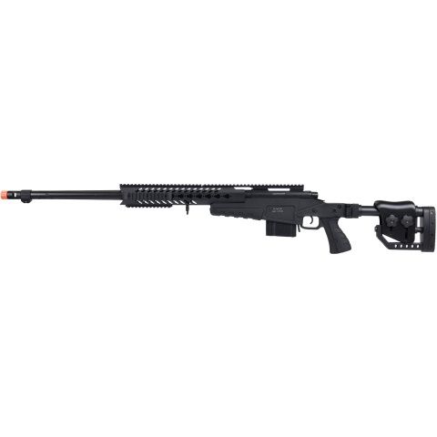WellFire MB4418-2 Bolt Action Airsoft Sniper Rifle, COLOR: Black