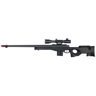 WellFire MK96 Bolt Action Airsoft Rifle with Fluted Barrel &amp; Scope