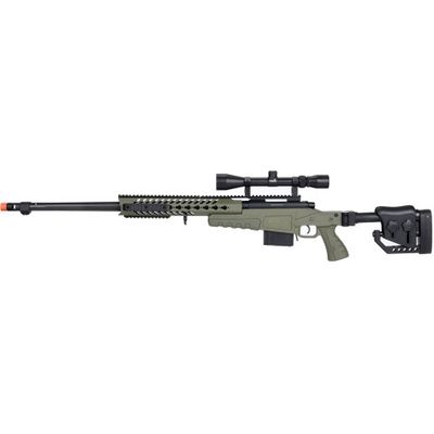 WellFire MB4418-2 Bolt Action Airsoft Sniper Rifle with Scope