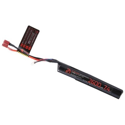 Zion Arms 7.4v 2600mAh Lithium-Ion Stick Battery - Deans Connector