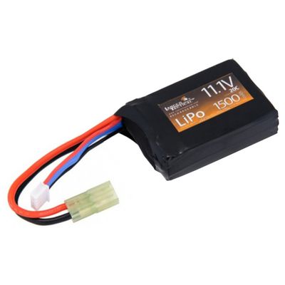 Lancer Tactical 11.1v 1500mAh 20C Flat Lipo Battery